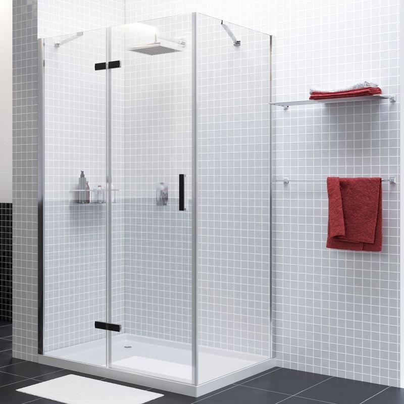 Душевой уголок Wasserkraft Aller Black 10H10LBLACK 120x100 см