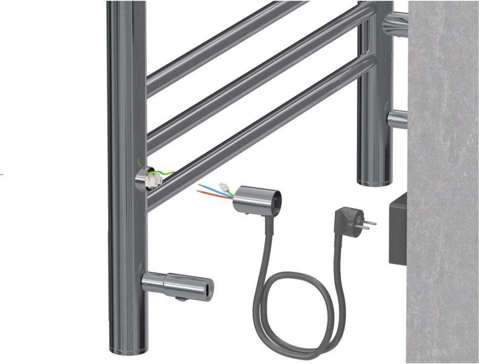 Полотенцесушитель электрический AQUATEK Бетта П7 50x70 хром