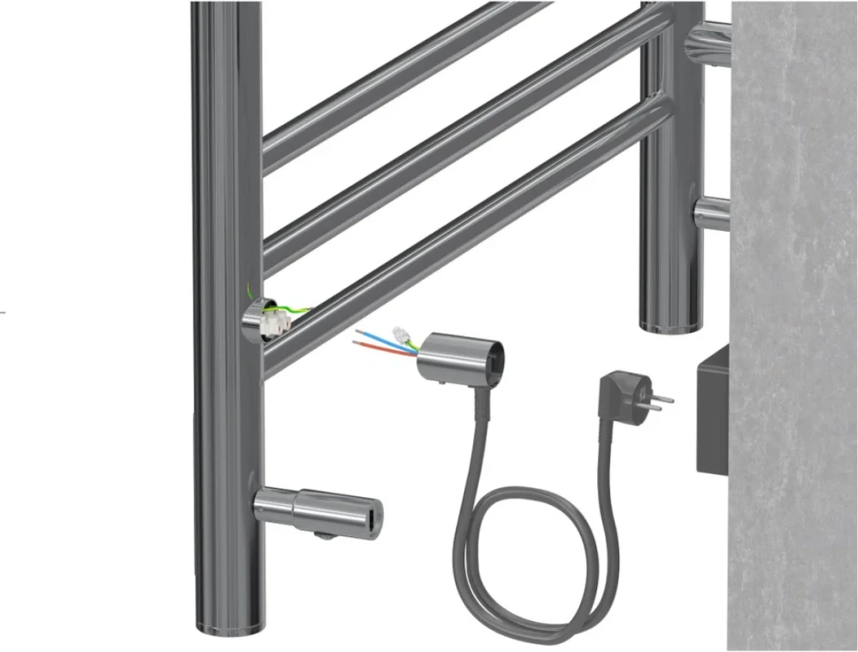Полотенцесушитель электрический AQUATEK Бетта П7 50x70 хром