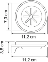 Мыльница Wasserkraft Kammel K-8329white Мыльница Wasserkraft Kammel K-8329white