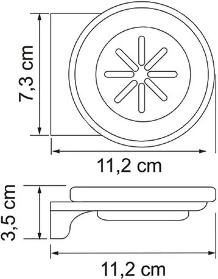 Мыльница Wasserkraft Kammel K-8329white