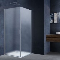 Душевой уголок Vincea Alpha VSR-3ALP9090MT 90х90, профиль хром, стекло текстурное