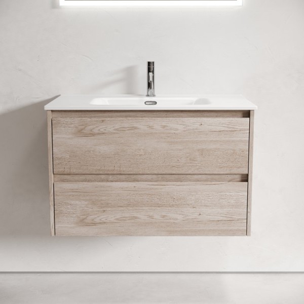 Тумба под раковину Sancos Libra 80 дуб галифакс натуральный