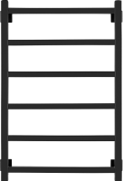 Полотенцесушитель электрический Secado Корато 1 85x55 см, подключение справа, матовый черный, лесенка