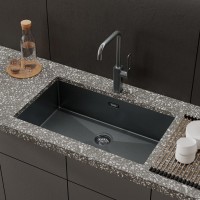 Мойка кухонная IDDIS Edifice EDI74G0i77 графитовая
