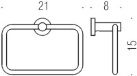 Полотенцедержатель Colombo Design Plus W4931.NM