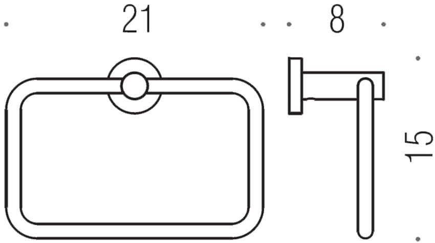 Полотенцедержатель Colombo Design Plus W4931.NM