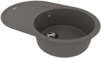 Мойка кухонная Lemark Lacha 760 9910059 серый шелк