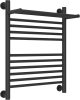 Полотенцесушитель водяной Сунержа Богема 1П + 60x50, темный титан муар, с полкой