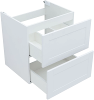 Тумба с раковиной Aquanet Терра 60 подвесная, белая матовая