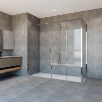 Душевой уголок Vincea Garda VSR-1G29017CL 170x90 см, профиль хром, стекло прозрачное