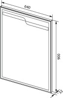 Мебель для ванной комнаты Aquanet Джейн (Flat) 70 подвесная, белая матовая