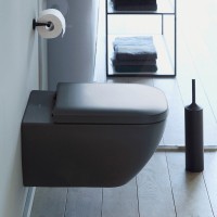 Унитаз подвесной Duravit Happy D.2 Happy D.2 антрацит матовый + сертификат Duravit на установку сантехники