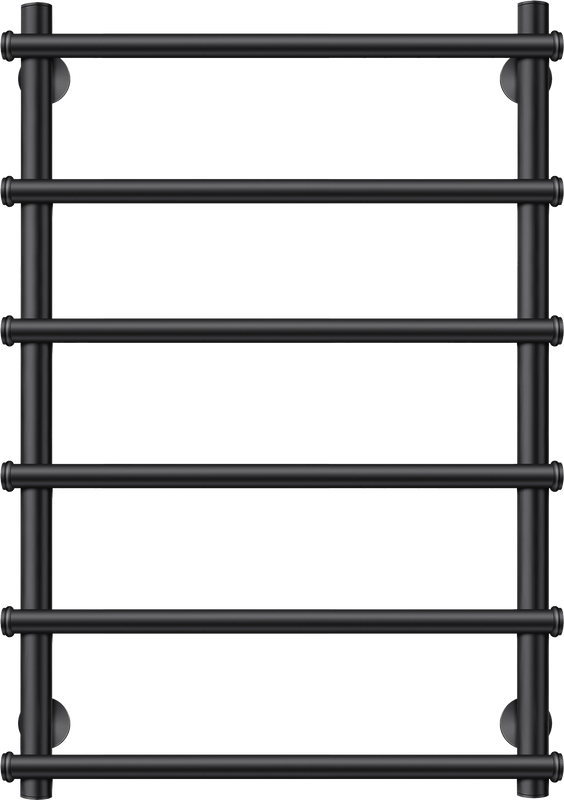 Полотенцесушитель электрический Secado Турин 4673739243954 80x55 см, подключение справа, матовый черный, лесенка