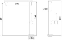 Смеситель для кухни Orange Steel Steel M99-000ni