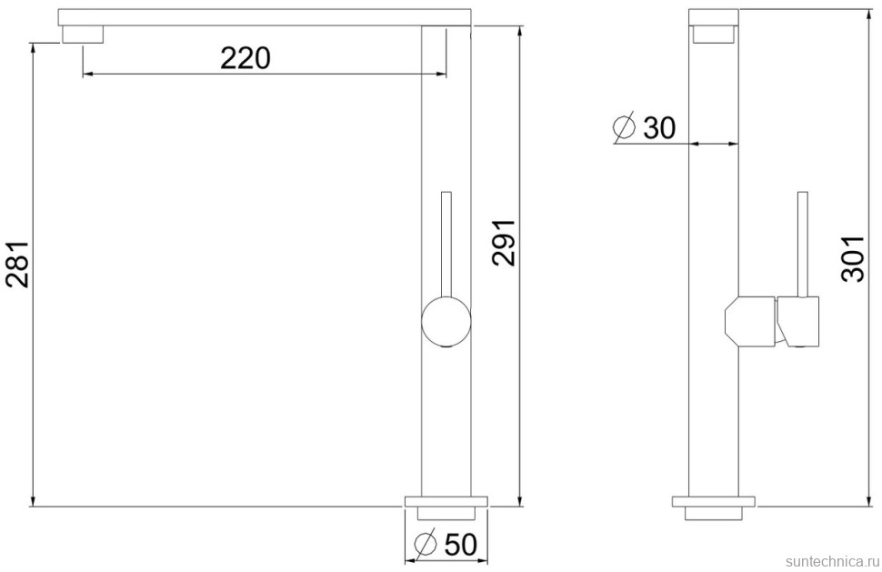 Смеситель для кухни Orange Steel Steel M99-000ni