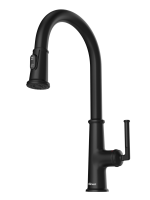 Смеситель для кухни Domaci Римини D569182BK черный