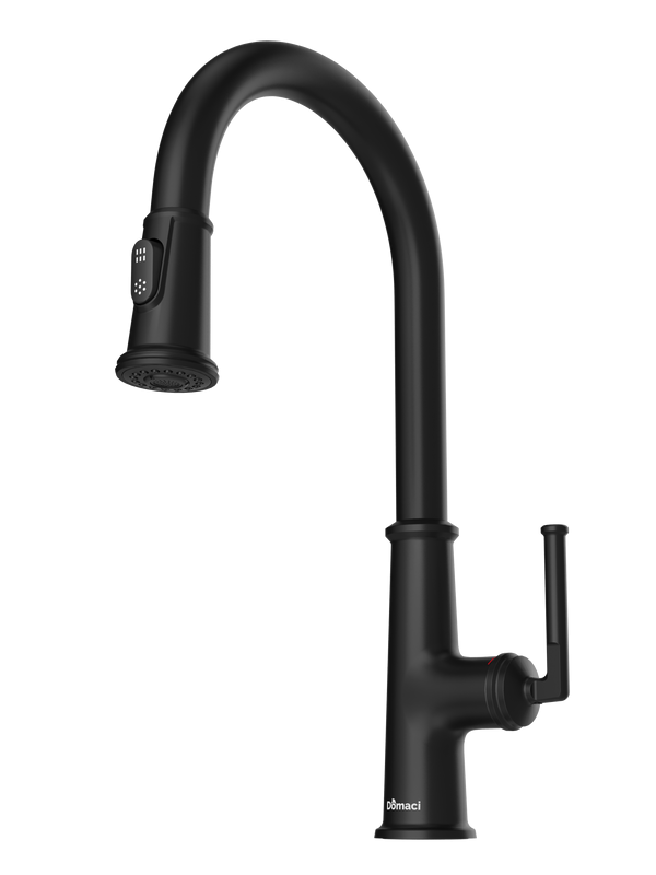 Смеситель для кухни Domaci Римини D569182BK черный