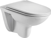 Унитаз подвесной Weltwasser WW SK Baarbach 004GL-WT безободковый, с микролифтом, белый глянец