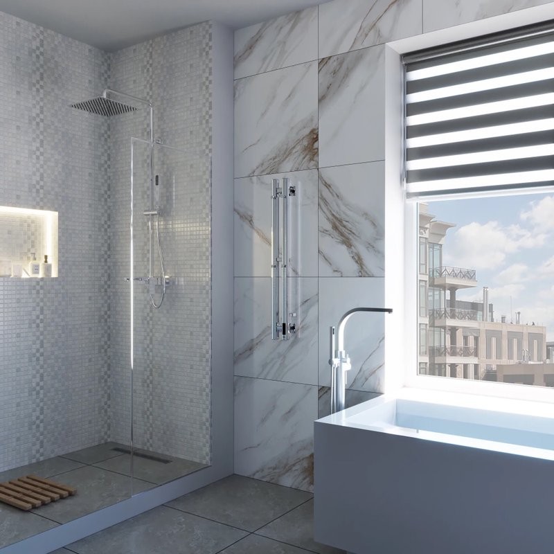 Полотенцесушитель электрический Grota Corsa K NP EL 10х90, с крючками, глянцевый хром