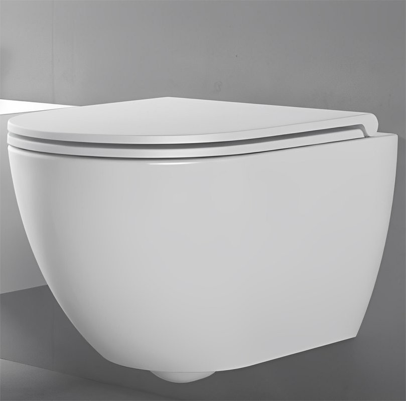 Унитаз подвесной Azzurra Comoda 51x36 сиденье с микролифтом, петли хром