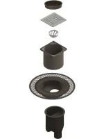 Душевой трап Berges Platz Uno 090069, 10x10 см