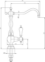 Кран Migliore Baron 18309