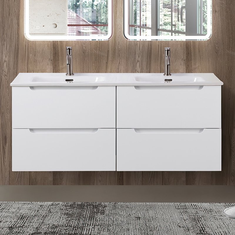 Тумба с раковиной BelBagno Etna 120 bianco lucido