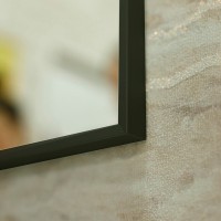 Мебель для ванной комнаты BelBagno Vittoria 100 подвесная, bianco opaco, черная матовая раковина
