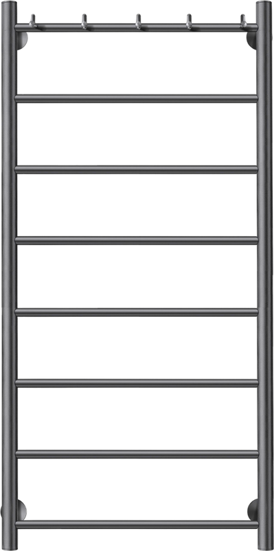 Полотенцесушитель электрический Secado Триада 1 К 100x50 см, подключение справа, графит, лесенка