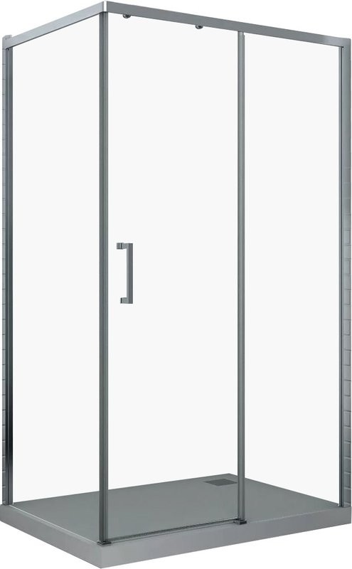 Душевой уголок Ceruttispa Vito 110 R 110х80, профиль хром