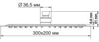 Верхний душ Wasserkraft A069