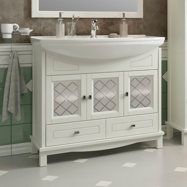 Тумба под раковину Opadiris Омега 85 cлоновая кость