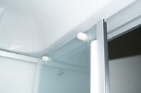 Душевая кабина Parly Frost FQ811 80x215, с поддоном, профиль сатин, стекло матовое