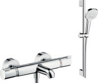 Термостатический смеситель Hansgrohe Ecostat Comfort 13114000 + Душевой гарнитур Hansgrohe Croma Select E Vario 26582400