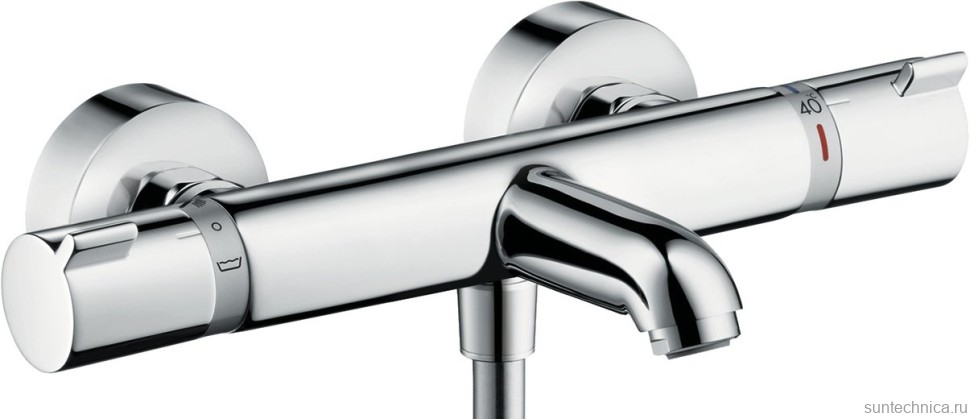 Термостатический смеситель Hansgrohe Ecostat Comfort 13114000 + Душевой гарнитур Hansgrohe Croma Select E Vario 26582400