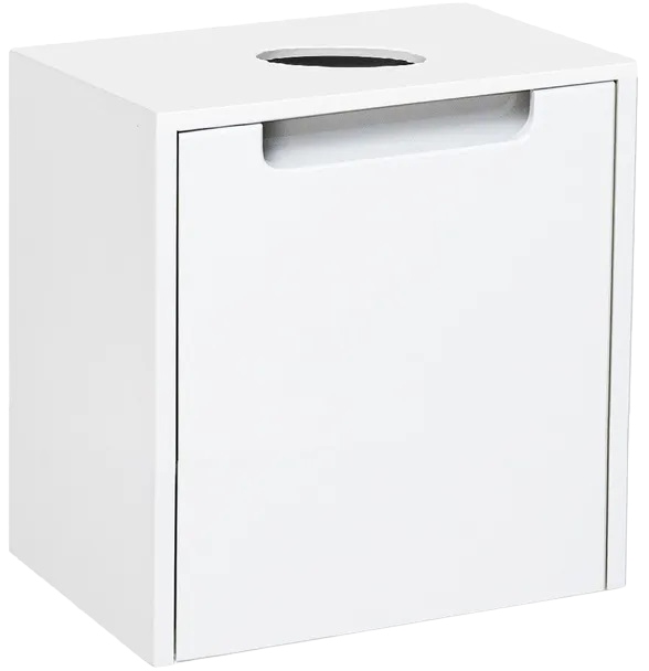 Мебель для ванной комнаты Runo Бари Микра 40 белая, раковина Duo 40