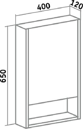 Мебель для ванной комнаты Runo Бари Микра 40 белая, раковина Duo 40