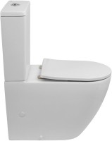 Унитаз-компакт напольный BelBagno Sfera-r BB2141CP-TOR безободковый, крышка BB2031SC с микролифтом, бачок BB2141T