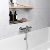 Термостатический смеситель Paini Cox 78CR111TH для ванны с душем
