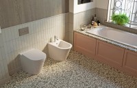 Унитаз приставной напольный Lavinia Boho Biore 33040040 с микролифтом