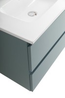 Тумба с раковиной BelBagno Kraft 70 подвесная, матовая голубая, раковина bb700etl