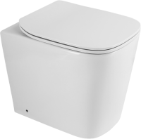 Унитаз приставной напольный BelBagno Albano BB120CBR безободковый, крышка BB903SC с микролифтом