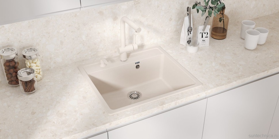 Мойка кухонная Ulgran U-104 -331 молочная