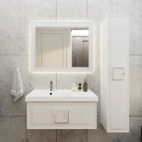 Тумба под раковину La Fenice Cubo 90 белая