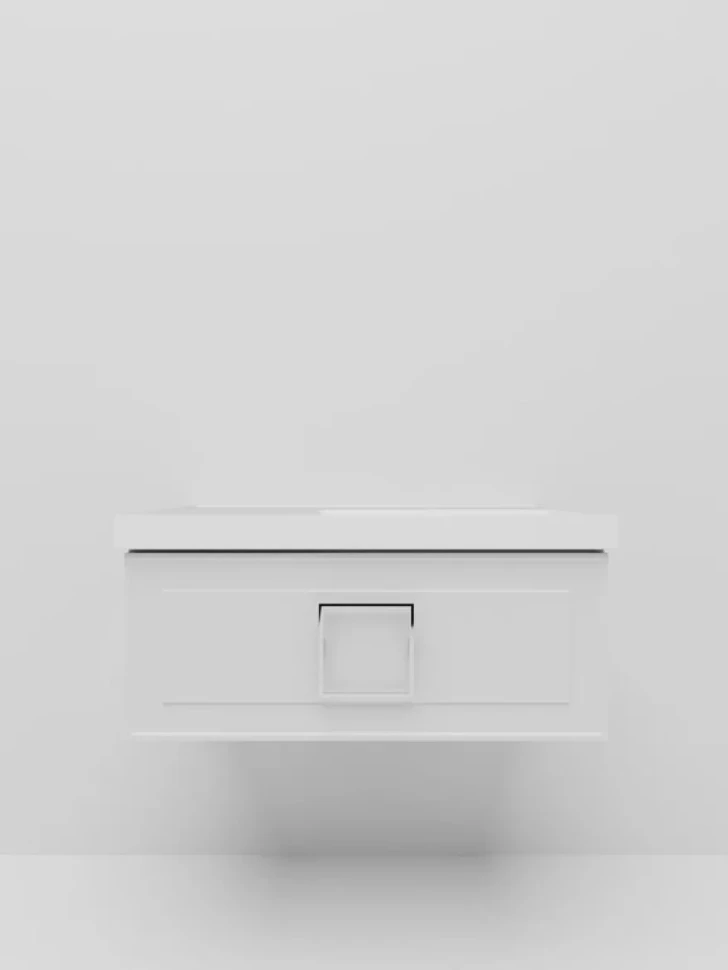 Тумба под раковину La Fenice Cubo 90 белая