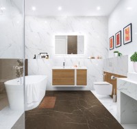 Тумба с раковиной Cezares Bellagio 106 L rovere tabacco