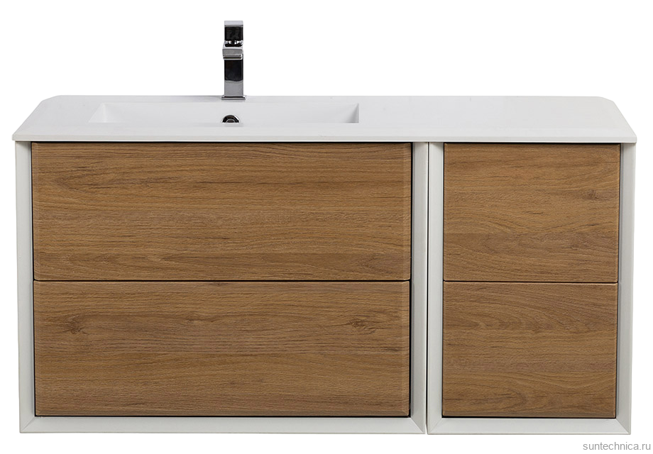 Тумба с раковиной Cezares Bellagio 106 L rovere tabacco