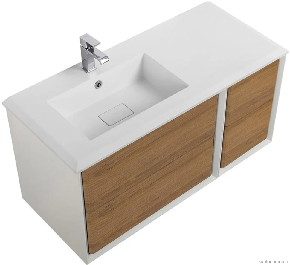 Тумба с раковиной Cezares Bellagio 106 L rovere tabacco