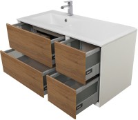 Тумба с раковиной Cezares Bellagio 106 L rovere tabacco